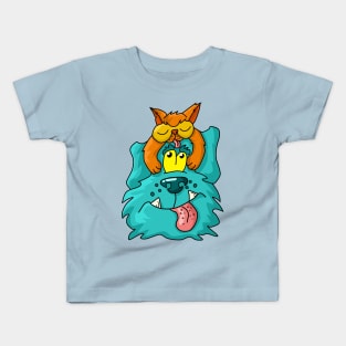 Dog Loves Cat Kids T-Shirt